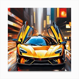 Mclaren Gt1 10 Canvas Print