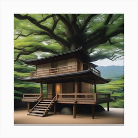 Tree House 1 Canvas Print