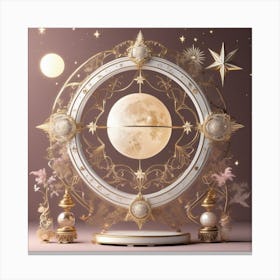Astrology Horoscope Canvas Print