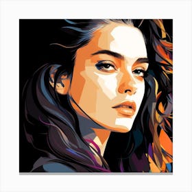 Portrait Of A Woman Canvas Print