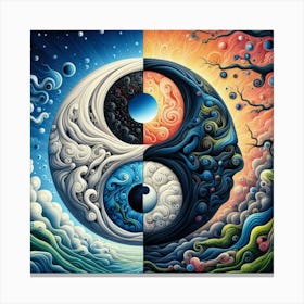 Yin Yang 3 Canvas Print