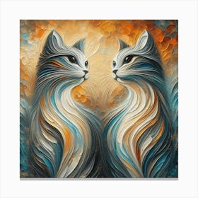 Cats 1 Canvas Print