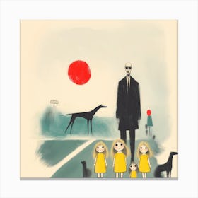 Dogs And Their People XXVI Canvas Print