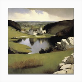 Castle In The Countryside Canvas Print
