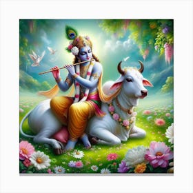 Lord Krishna 9 Canvas Print