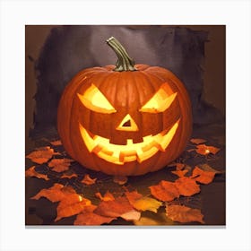 Halloween Pumpkin 1 Canvas Print