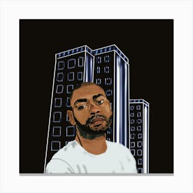 Kano rapper Canvas Print