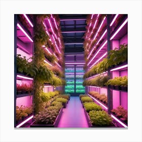 Futuristic Greenhouse 1 Canvas Print