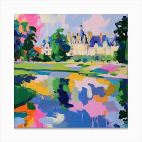 Colourful Gardens Château De Chantilly Gardens France 1 Canvas Print