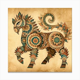 Arabesque Horse Canvas Print