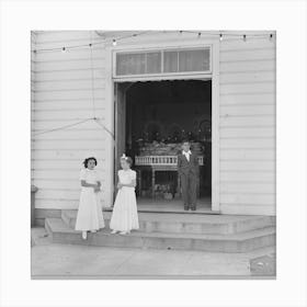 Untitled Photo, Possibly Related To Sociedade Do Espirito Santo (Ses) Hall On Fiesta Of The Holy Ghost Day Canvas Print