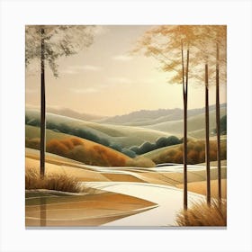 Landscape Painting 225 Canvas Print