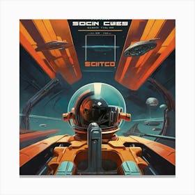 Sci-Fi Cover Canvas Print