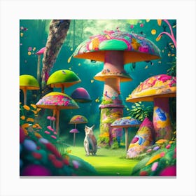 Alice In Wonderland Canvas Print