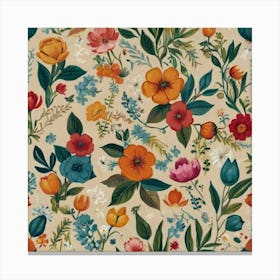 Floral Pattern Canvas Print