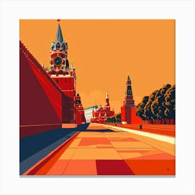 Red Square Moscow Kremlin 2 Canvas Print