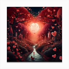 Surreal Love Garden By Csaba Fikker 11 Canvas Print