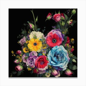 Bouquet Of Flowers 1 Canvas Print