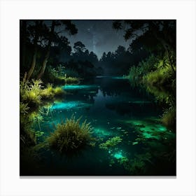 Night In The Jungle 8 Canvas Print