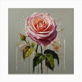 Pink Rose 2 Canvas Print