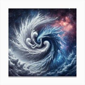 Angels In The Sky Canvas Print