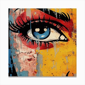 Eye Of A Woman Canvas Print