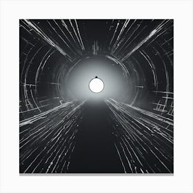 Tunnel In Space Canvas Print