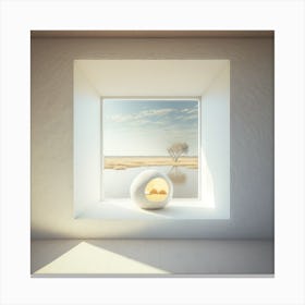 Window View Canvas Print