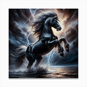 Lightning Horse 42 Canvas Print