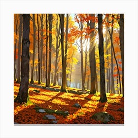 Autumn Forest 6 Canvas Print