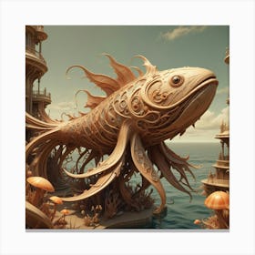 Fish In The Water Canvas Print