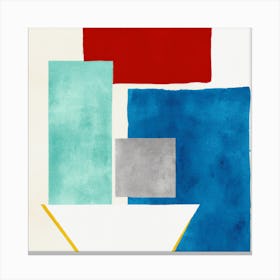 Abstract Geometric Modern Shapes Canvas Print