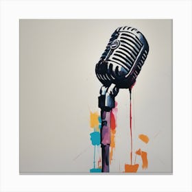 Microphone 1 Canvas Print