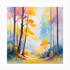 Autumn In The Woods 8 Canvas Print