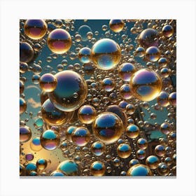 Bubbles In The Sky Canvas Print