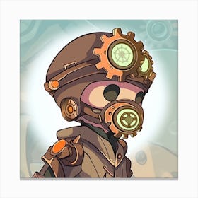 Steampunk Boy Canvas Print