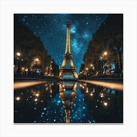 effle tower in paris 3 Canvas Print