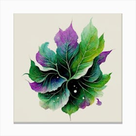 Leaves Of Lilac Canvas Print