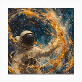 'Astronaut In Space' 1 Canvas Print