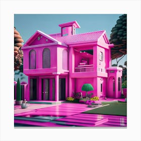 Barbie Dream House (208) Canvas Print