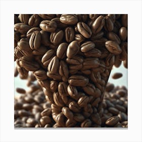 Coffee Beans 398 Canvas Print