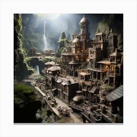 Miniature City Canvas Print