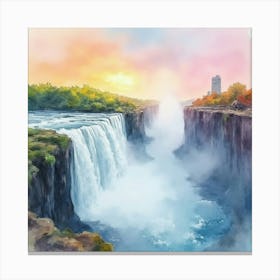 Pretty Waterfall Canvas Print