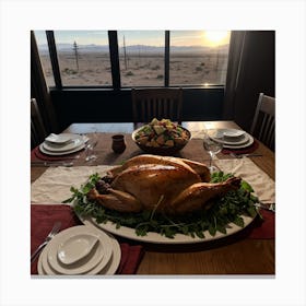 Thanksgiving Dinner 1 Canvas Print