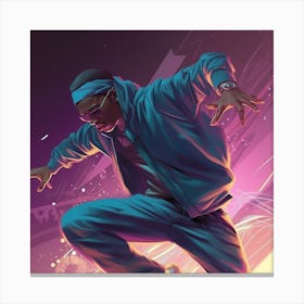 Hip Hop Artist Canvas Print