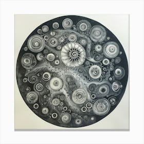 'Circle Of Spirals' Canvas Print