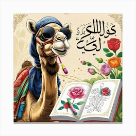 Camel Coloring Book Toile