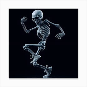 Skeleton Dancer Canvas Print