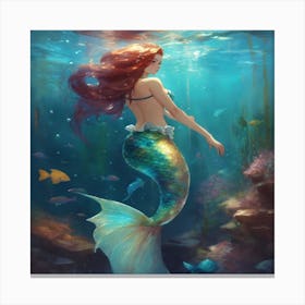 Little Mermaid Canvas Print