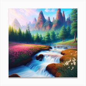 Mountain Stream 5 Canvas Print